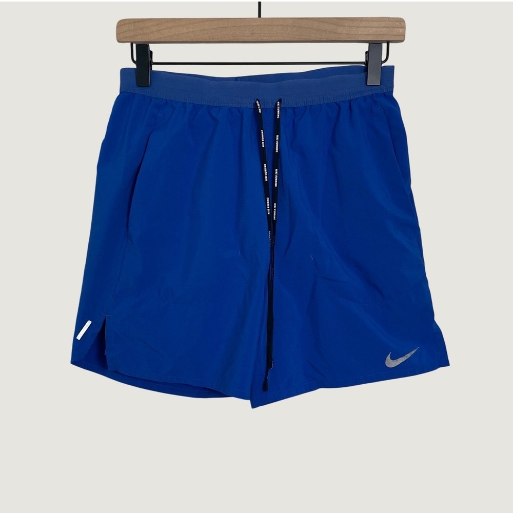Nike Running Shorts Men S Blue Lined Dri-FIT 7 Inch Inseam Athletic Gym Training